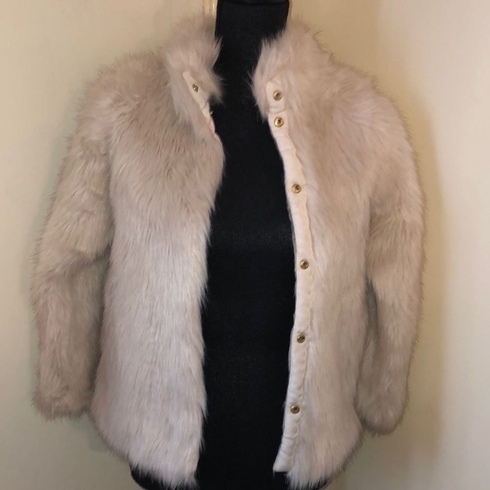 H&M Girls fur jacket